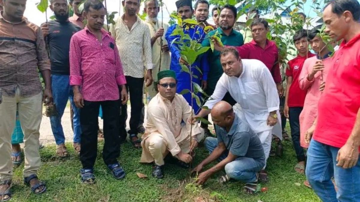 নেত্রকোনায় ওয়েলফেয়ার সোসাইটির প্রতিষ্ঠাবার্ষিকীতে বৃক্ষরোপণ কর্মসূচি