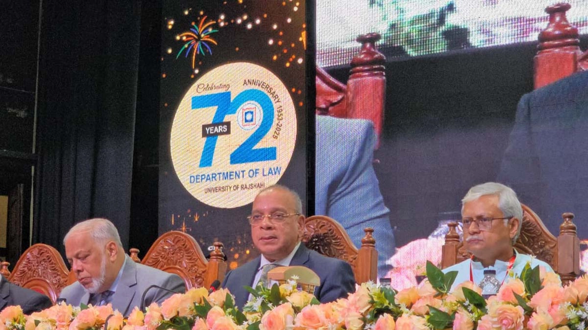 গণপ্রজাতন্ত্রী বাংলাদেশের প্রধান বিচারপতি ড. সৈয়দ রেফাত আহমেদ। ছবি- রূপালী বাংলাদেশ
