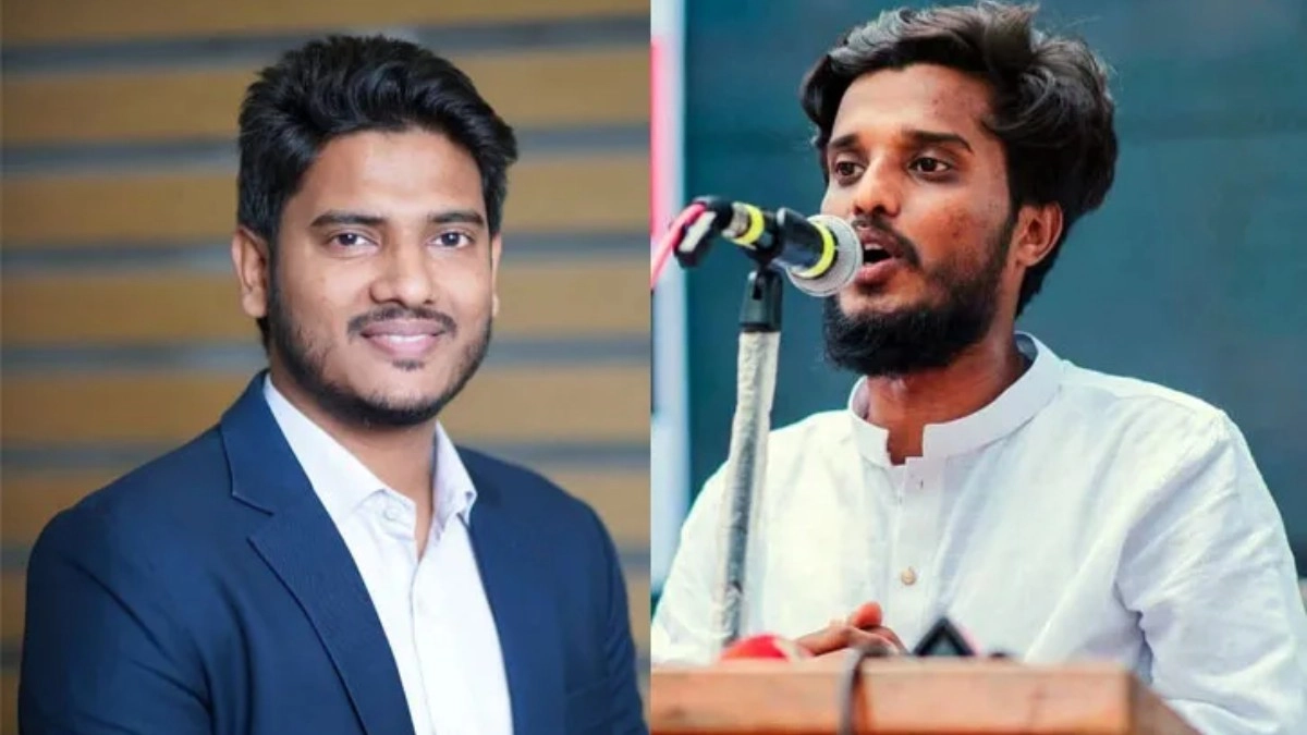 বাংলাদেশ ইসলামী ছাত্রশিবিরের ঢাকা বিশ্ববিদ্যালয় শাখার সাবেক সভাপতি রাফে সালমান রিফাত  ও  গণতান্ত্রিক ছাত্র সংসদ ঢাকা বিশ্ববিদ্যালয় শাখার আহ্বায়ক আব্দুল কাদের। ছবি- সংগৃহীত