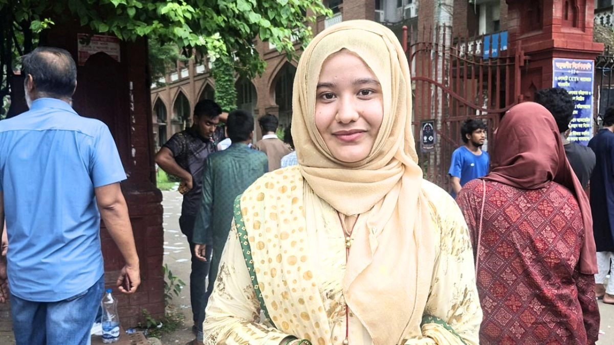 ডাকসু নেত্রী রাফিয়া। ছবি : সংগৃহীত