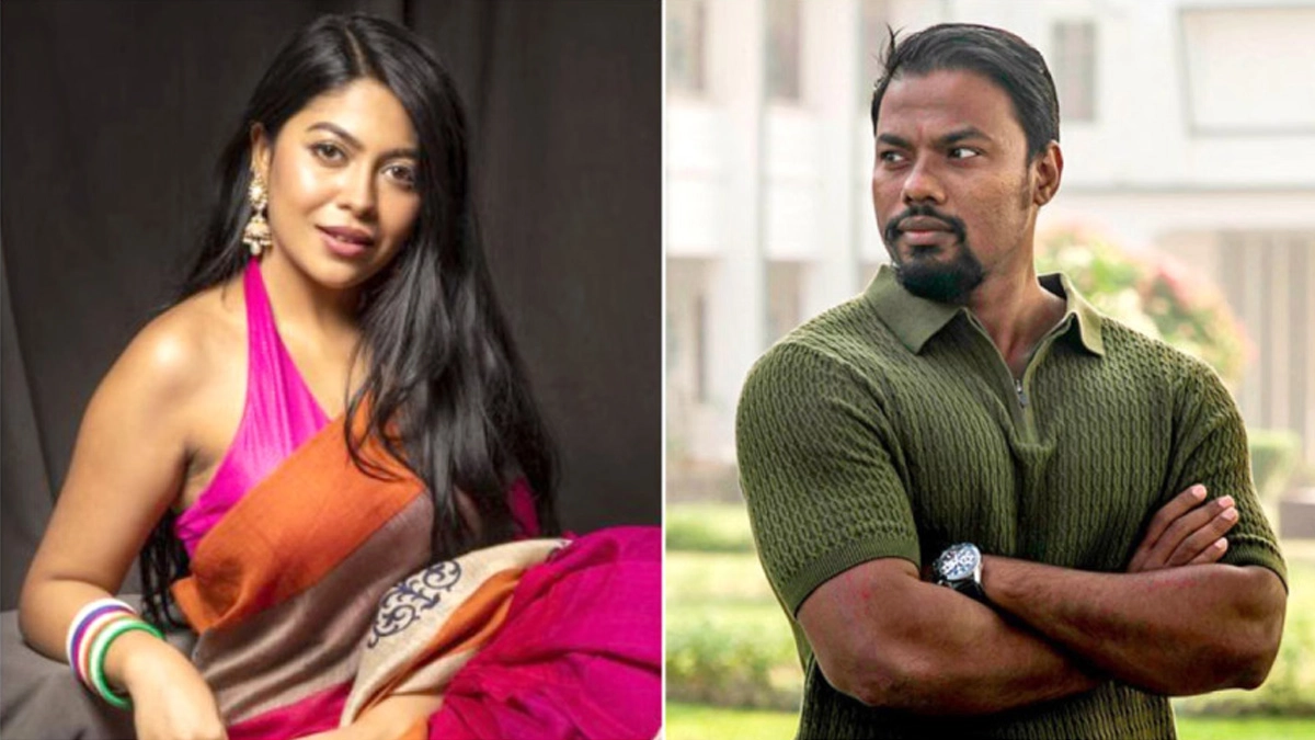 কণ্ঠশিল্পী-অভিনেত্রী জেফার রহমান ও উপস্থাপক রাফসান সাবাব।  ছবি : সংগৃহীত