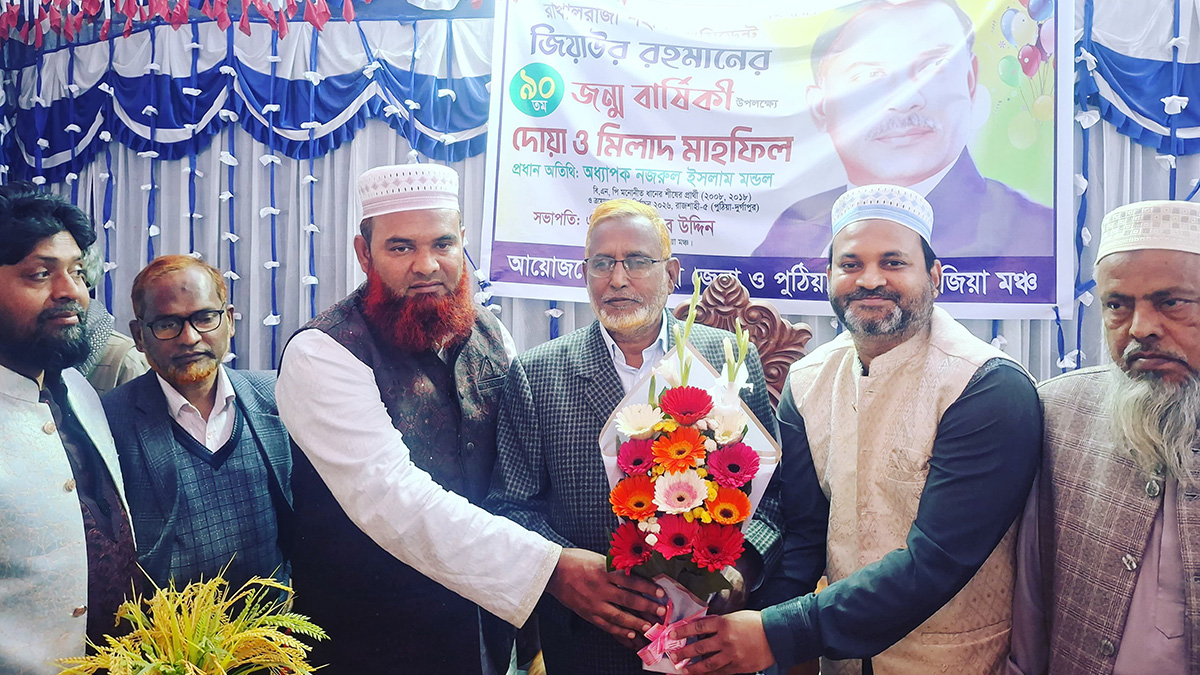 বিএনপির বিজয়ী প্রার্থীকে জামায়াত প্রার্থীর শুভেচ্ছা