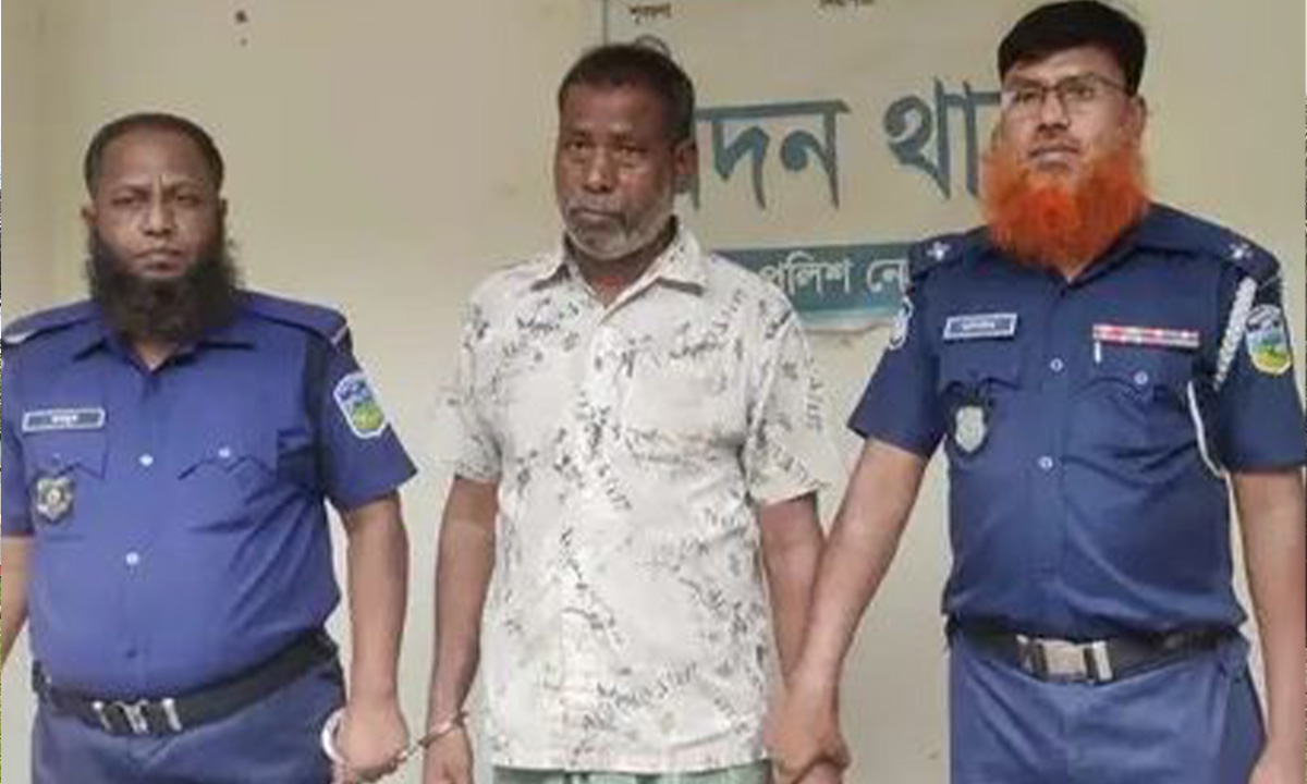 অভিযুক্ত আব্দুর রউফ। ছবি : রূপালী বাংলাদেশ