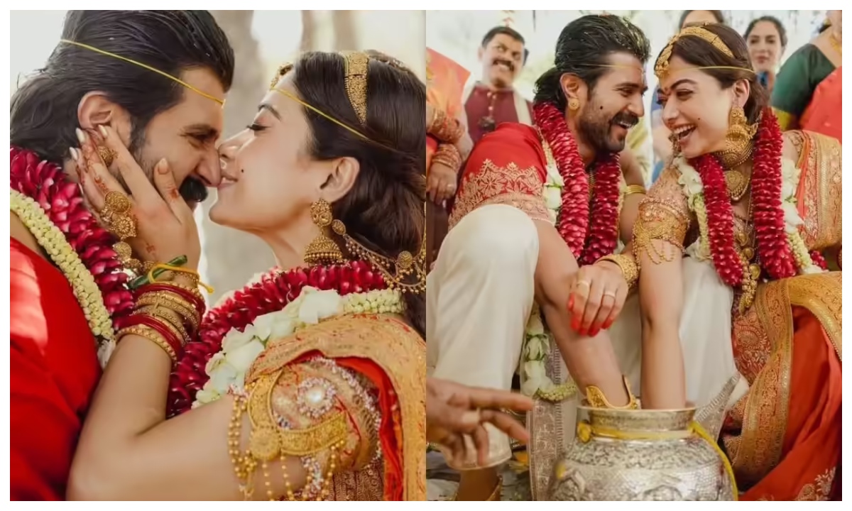 দক্ষিণী নায়িকা রাশমিকা মান্দানা ও অভিনেতা বিজয় দেবেরাকোন্ডা। ছবি : সংগৃহীত