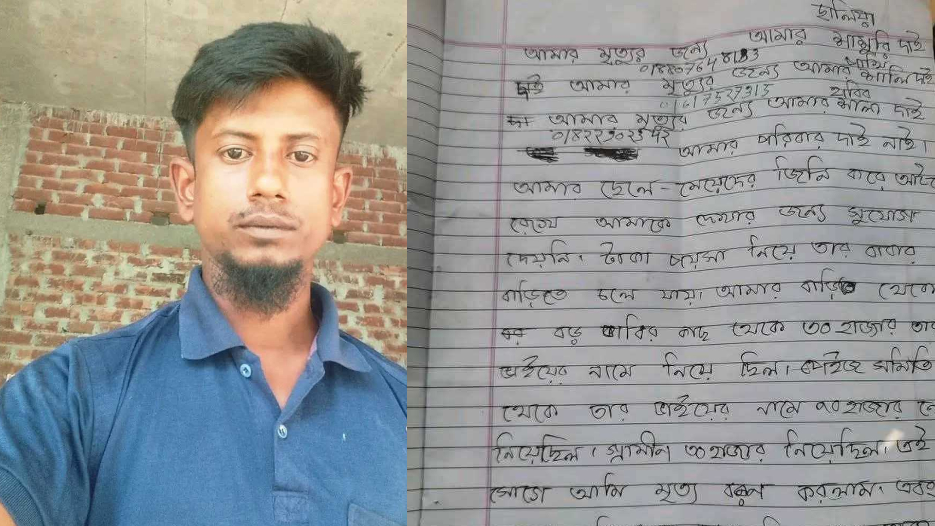 সুলতান মাহমুদ রুবেল ও রহস্য তৈরি করা চিঠি