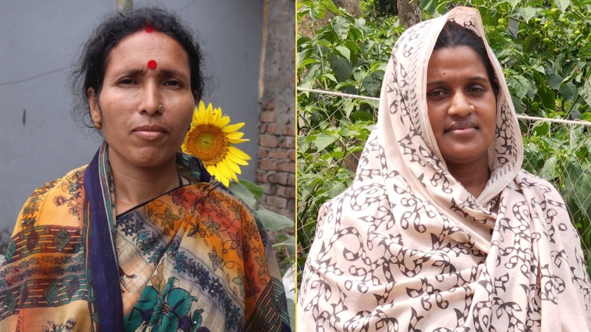 রুবি আফরোজ ও সুজয়া রানী। ছবি : রূপালী বাংলাদেশ