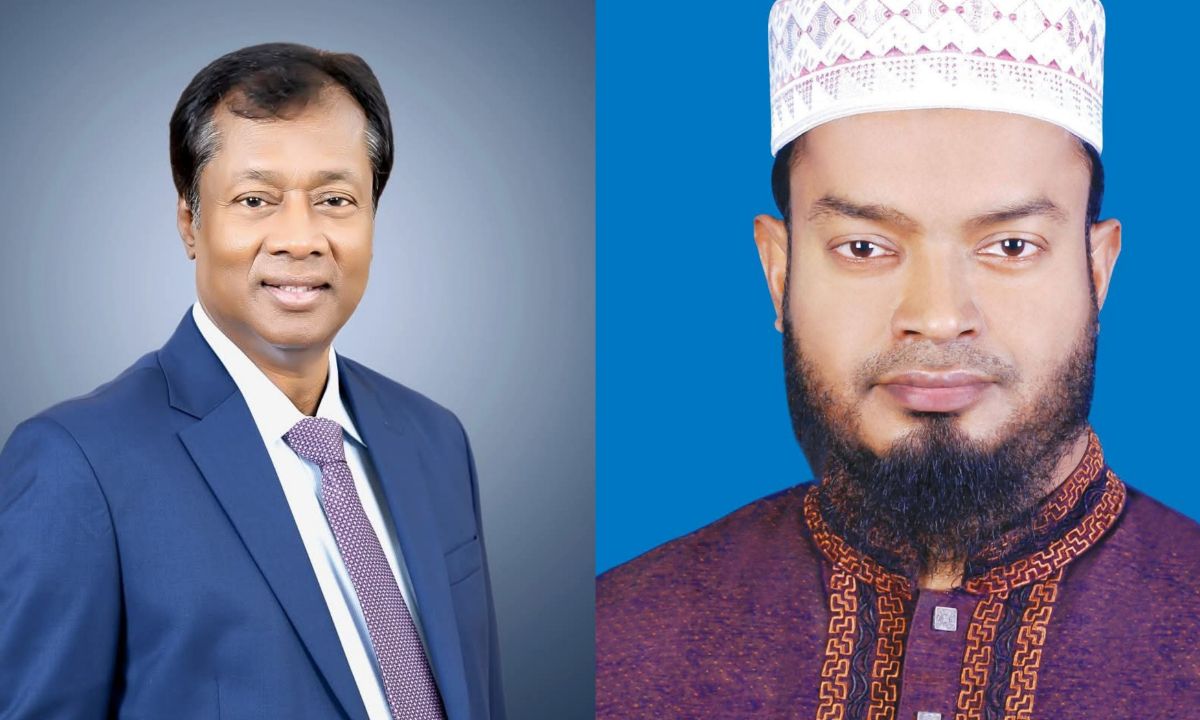 বিশ্বাস জাহাঙ্গীর আলম এবং আতাউর রহমান বাচ্চু। ক্লোলাজ ছবি