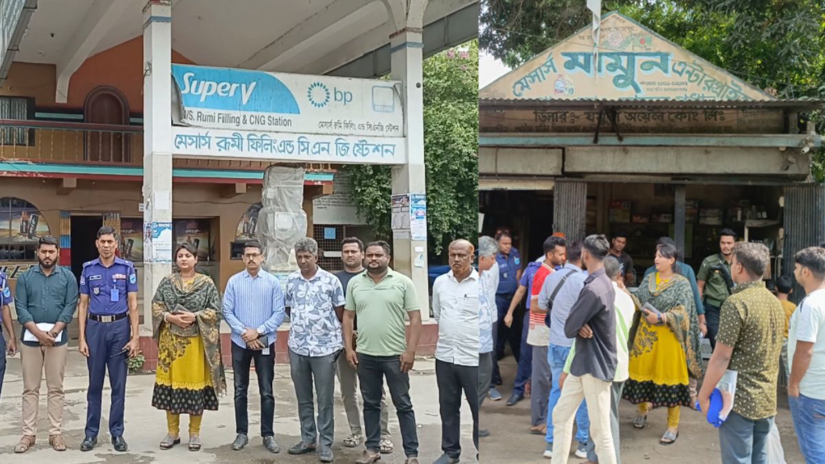 ভ্রাম্যমাণ আদালতের অভিযান। ছবি : রূপালী বাংলাদেশ