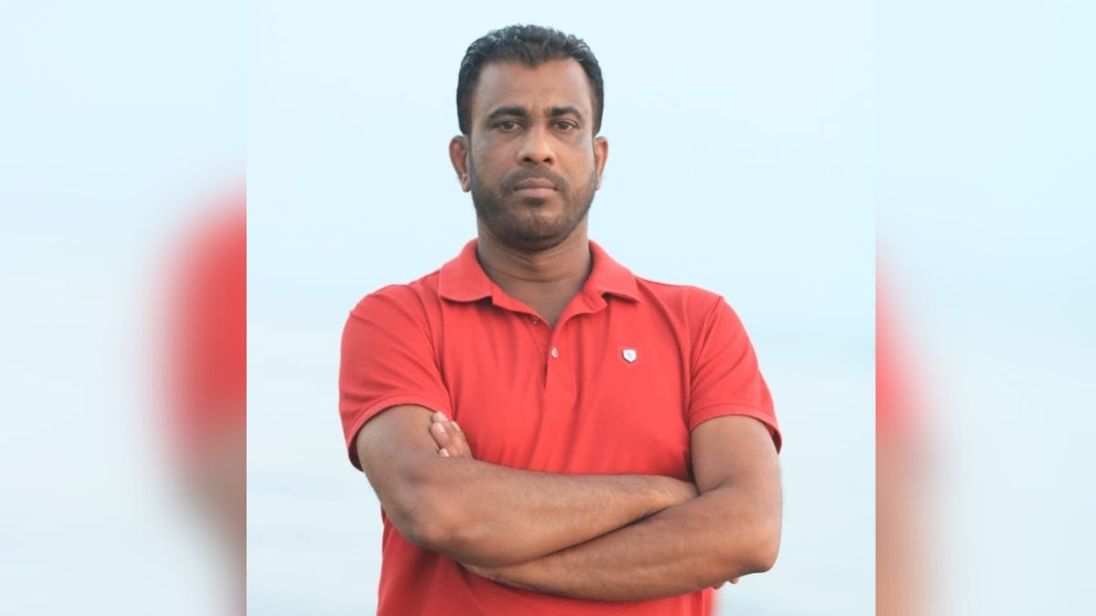 আটক আওয়ামী লীগ নেতা আহসান উল্লাহ। ছবি : রূপালী বাংলাদেশ