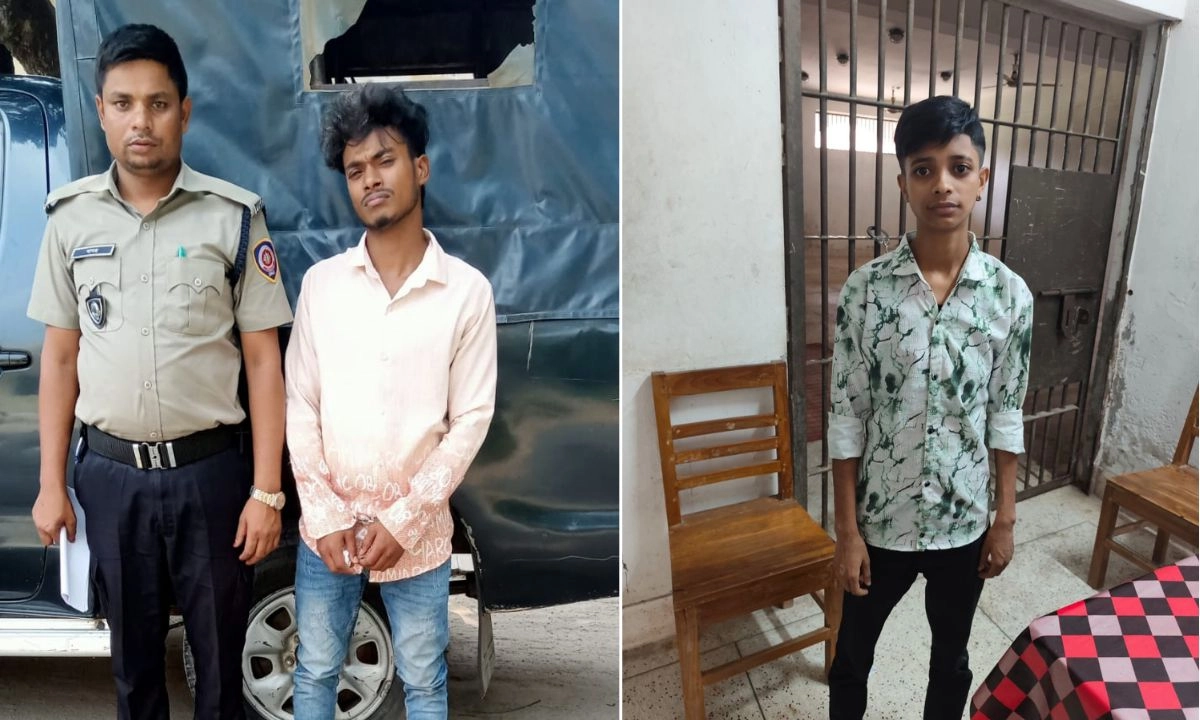 গ্রেপ্তার ২ জন। ছবি : রূপালী বাংলাদেশ