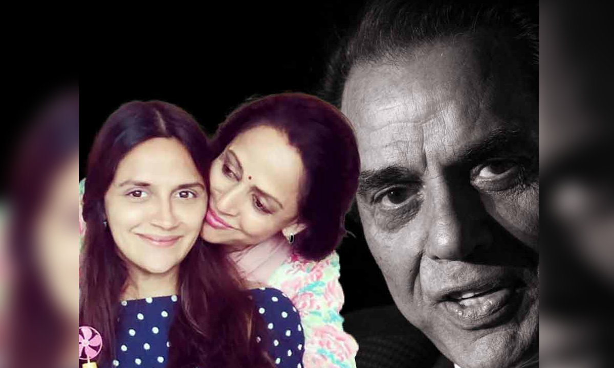 ধর্মেন্দ্রের থেকে কী চান হেমার মেয়ে অহনা। ছবি - সংগৃহীত