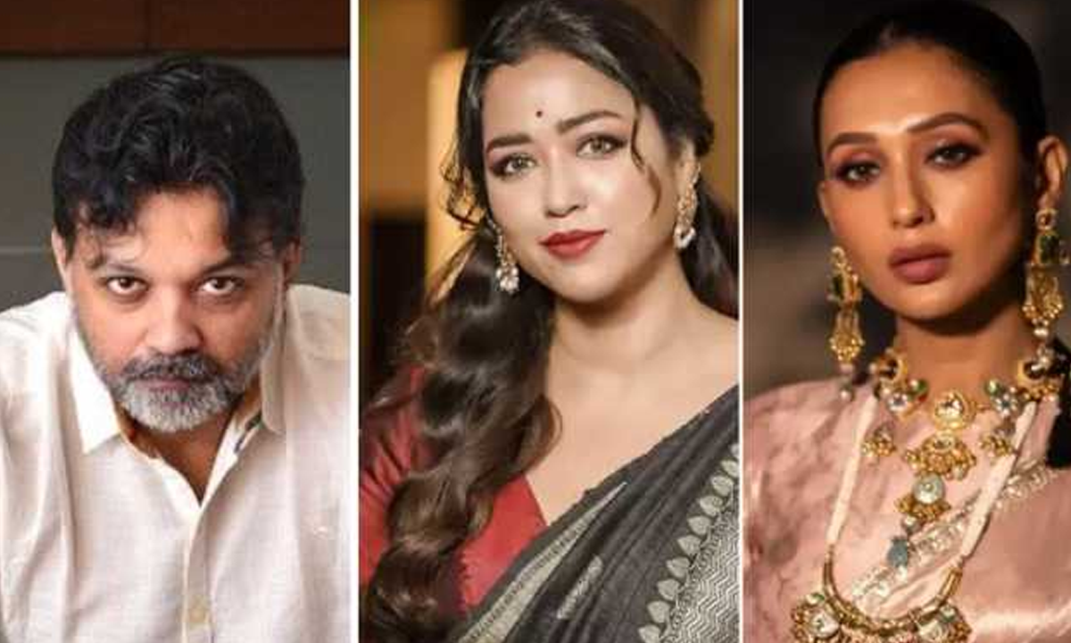 সৃজিত-সোহিনী ও মিমি। ছবি- সংগৃহীত