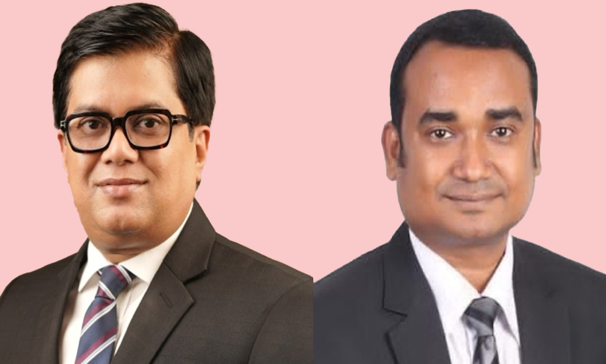 সভাপতি মো. রাশেদ আকতার এবং সাধারণ সম্পাদক রশীদ-উন-নবী। ছবি : রূপালী বাংলাদেশ