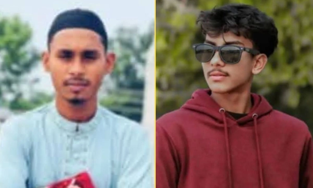 নিহত দুই বন্ধু। ছবি : সংগৃহীত