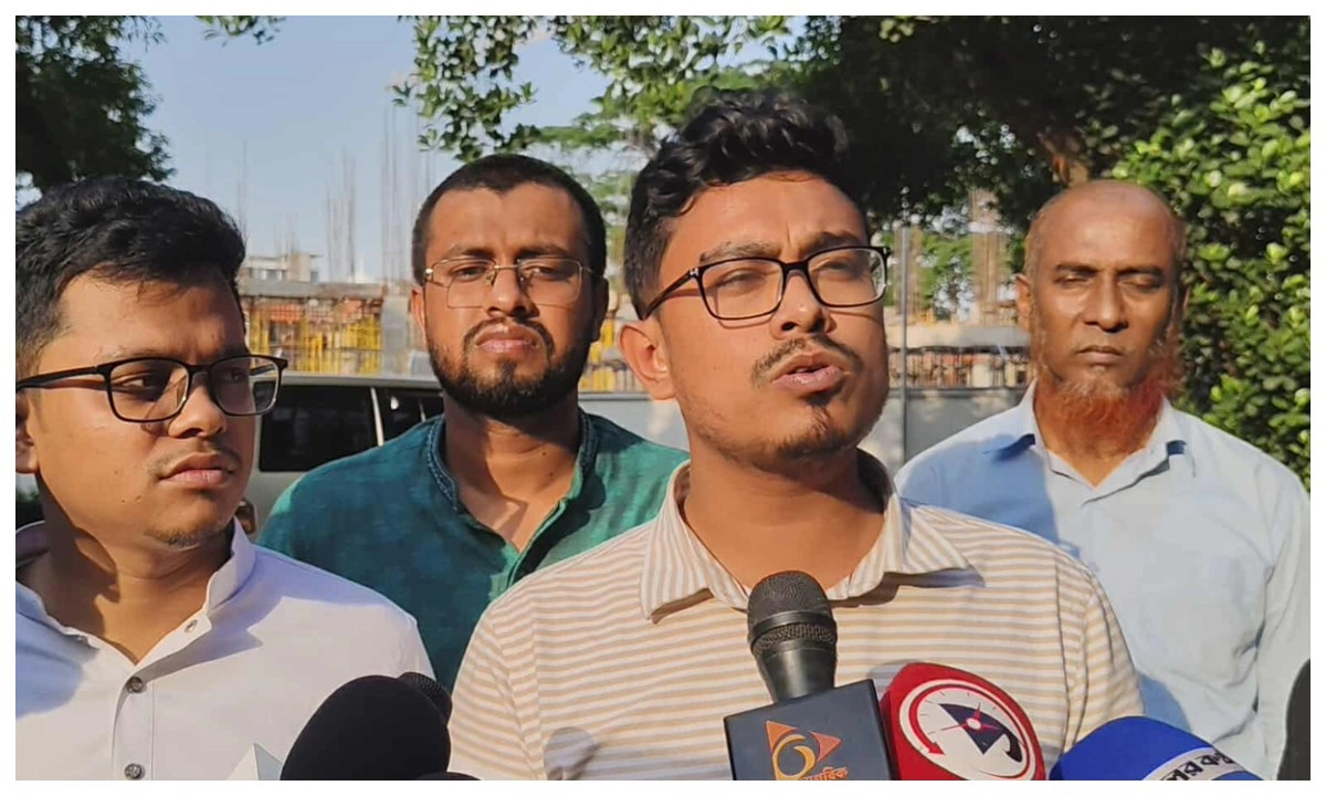 ঢাকা বিশ্ববিদ্যালয়ের কেন্দ্রীয় ছাত্র সংসদের (ডাকসু) ভিপি সাদিক কায়েম। ছবি- সংগৃহীত