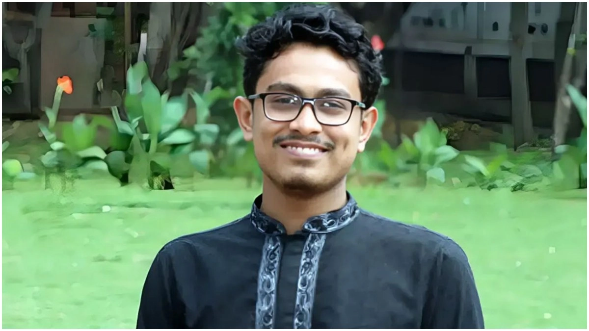 ঢাকা বিশ্ববিদ্যালয় কেন্দ্রীয় ছাত্র সংসদের (ডাকসু) সহসভাপতি (ভিপি) সাদিক কায়েম। ছবি- সংগৃহীত