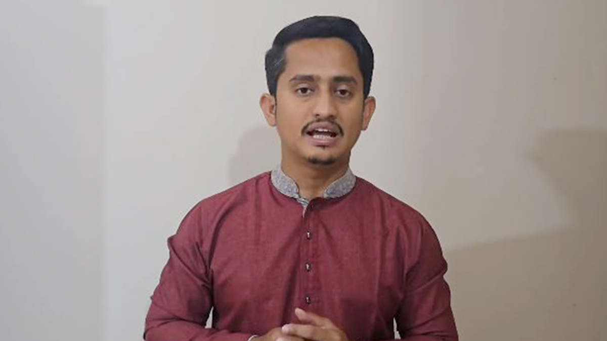 উত্তরাঞ্চলের মুখ্য সংগঠক সারজিস আলম। ছবি- সংগৃহীত