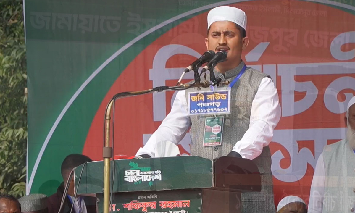 এনসিপির উত্তরাঞ্চলের মুখ্য সংগঠক সারজিস আলম। ছবি : সংগৃহীত