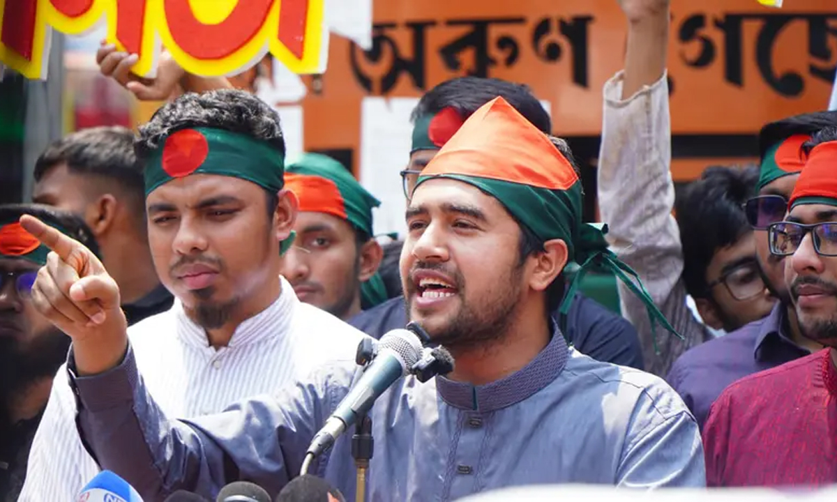 ছাত্রশিবিরের সেক্রেটারি জেনারেল সিবগাতুল্লাহ। ছবি : সংগৃহীত
