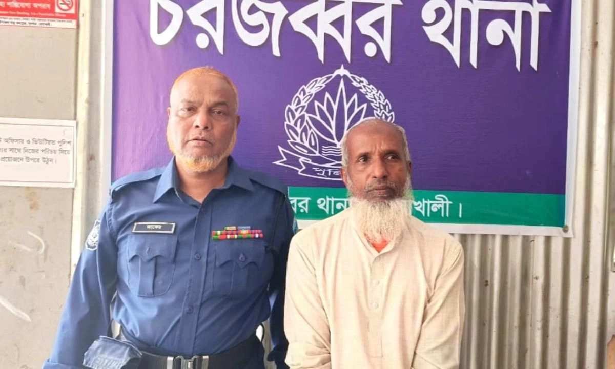 অভিযুক্ত গ্রেপ্তার। ছবি : রূপালী বাংলাদেশ