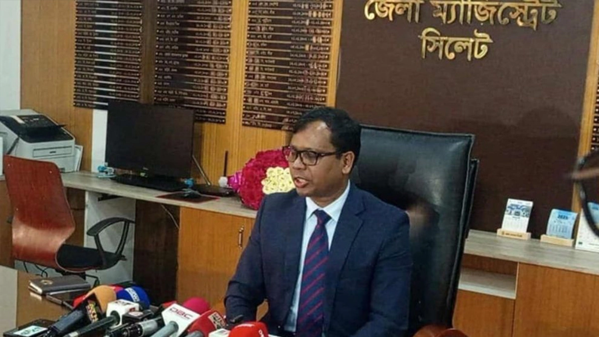 সিলেট জেলা প্রশাসক সারওয়ার আলম। ছবি - সংগৃহীত