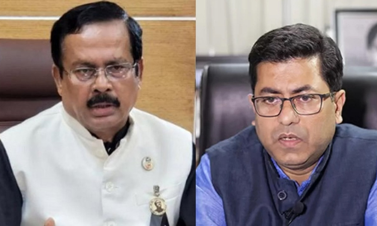শেখ ফজলে নূর তাপস ও জাহাঙ্গীর কবির নানক। ছবি : সংগৃহীত