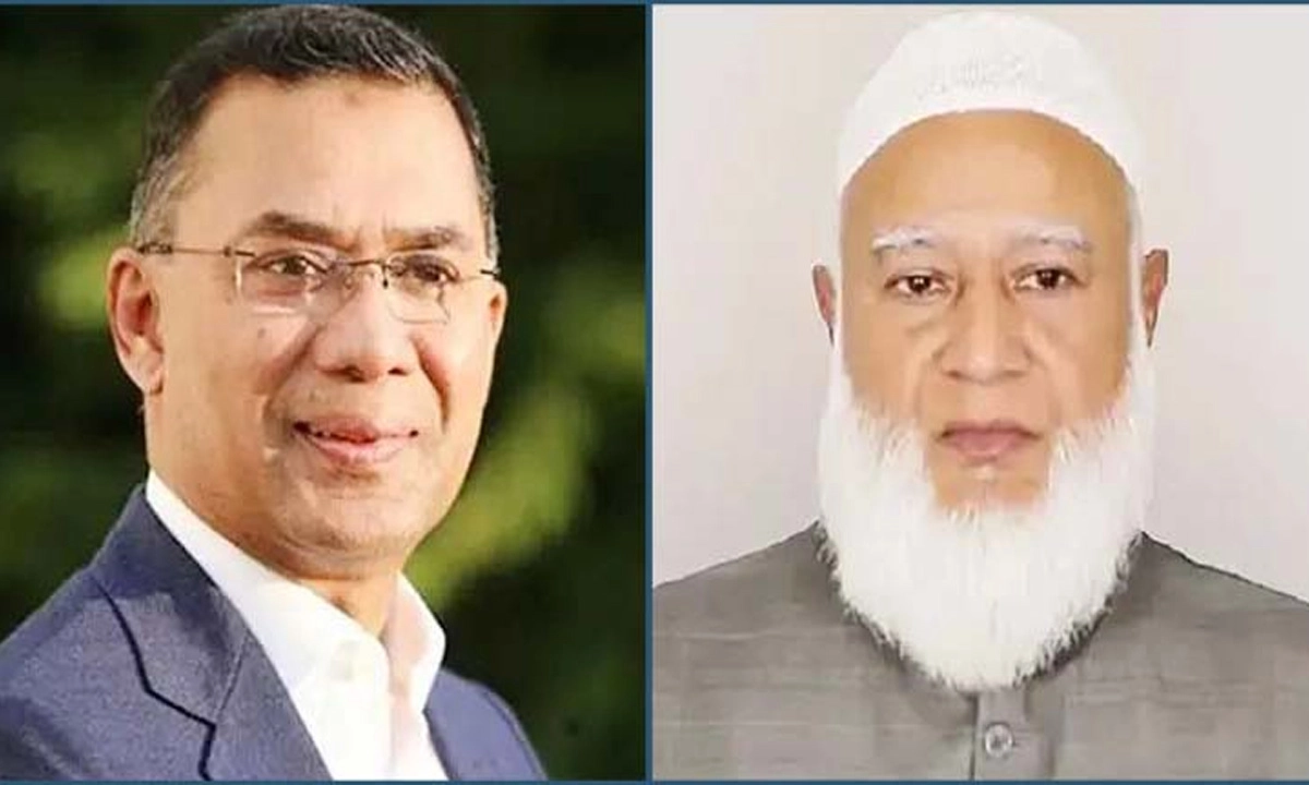 তারেক রহমান এবং ডা. শফিকুর রহমান। ছবি - সংগৃহীত
