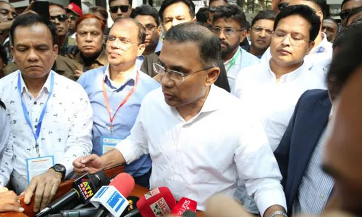 বিএনপি চেয়ারম্যান তারেক রহমান। ছবি : সংগৃহীত
