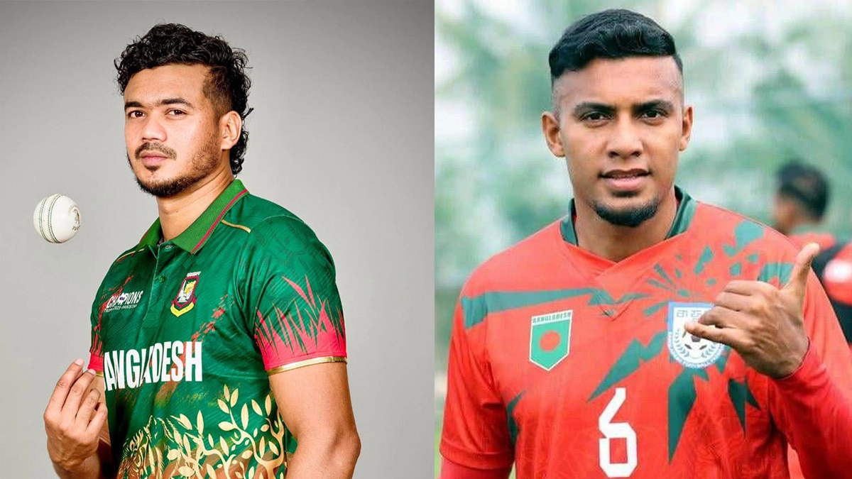 তাসকিন আহমেদ ও জামাল ভূঁইয়া।  ছবি- সংগৃহীত