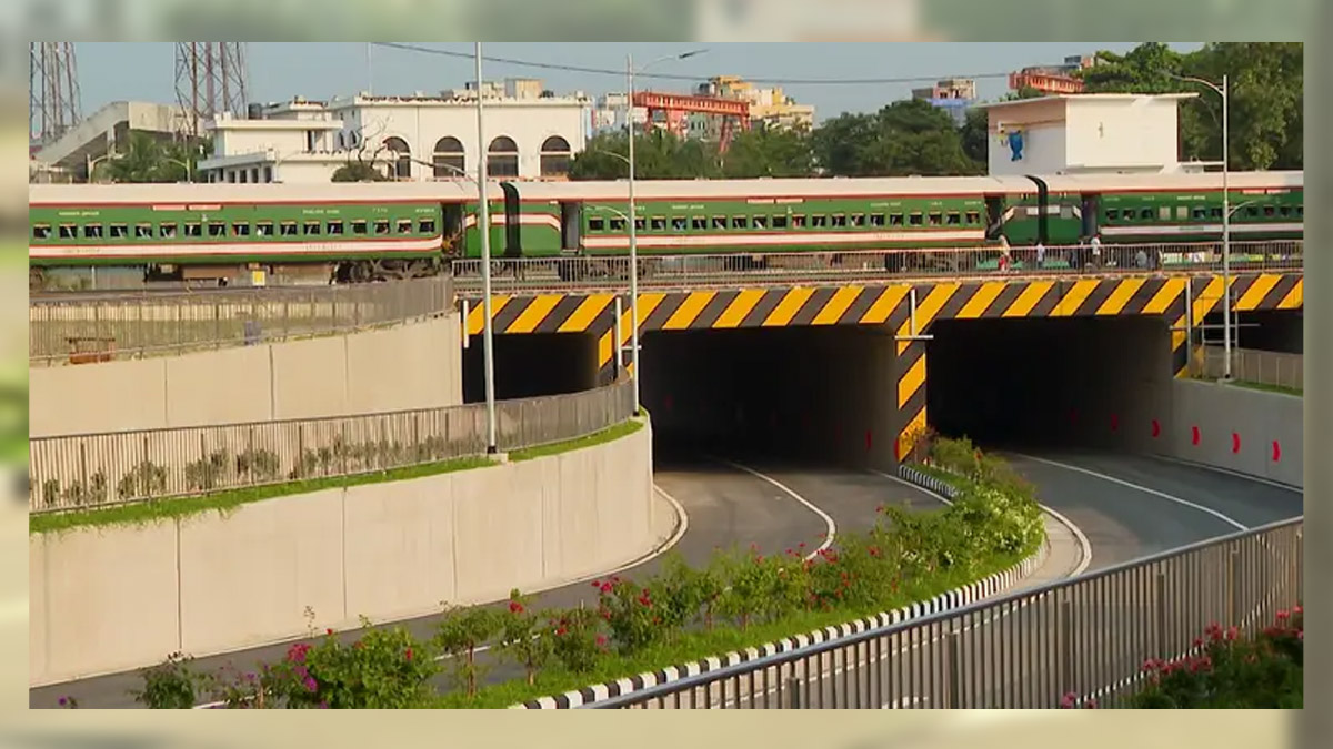 ছয় লেনের রেলওয়ে আন্ডারপাস উদ্বোধন। ছবি- সংগৃহীত