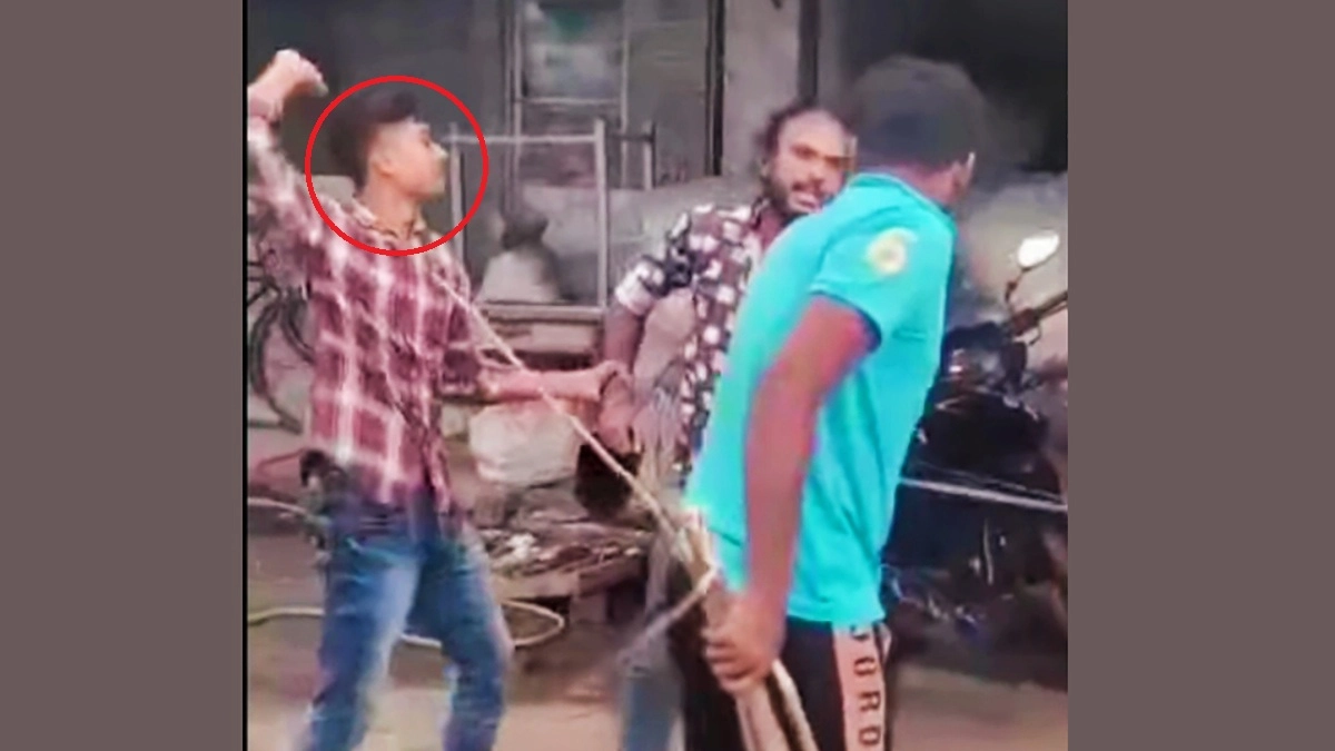 লাল বৃত্তে আসামি তুষার।  ছবি- রূপালী বাংলাদেশ
