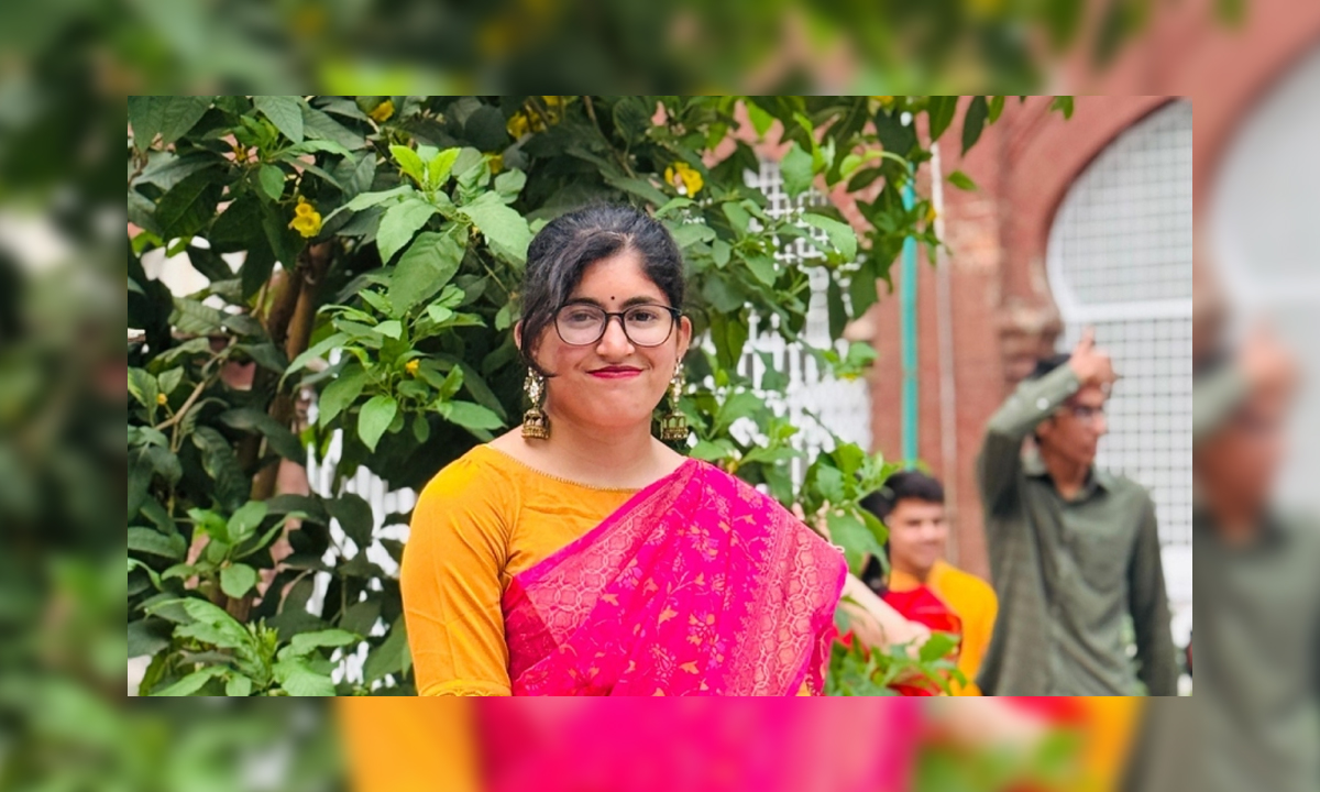 স্বতন্ত্র শিক্ষার্থী ঐক্য প্যানেলের ভিপি প্রার্থী উমামা ফাতেমা। ছবি- সংগৃহীত