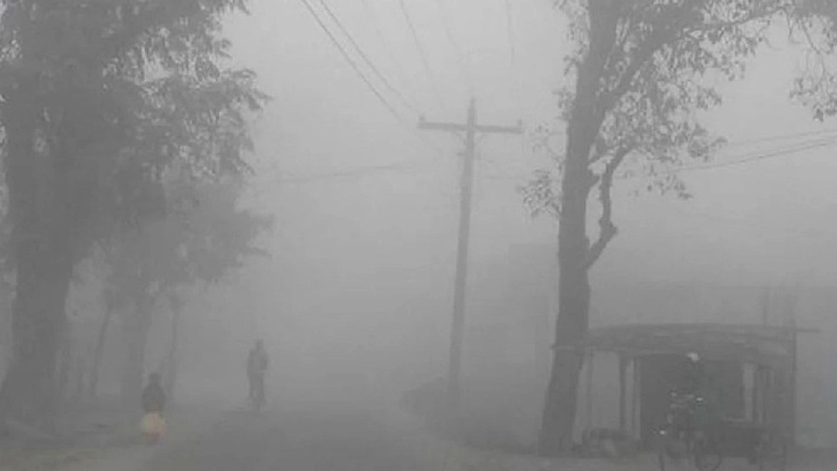 তীব্র শীত আর কুয়াশার কারণে চরম দুর্ভোগে পড়েছেন শিশু ও বৃদ্ধারা।  ছবি : সংগৃহীত
