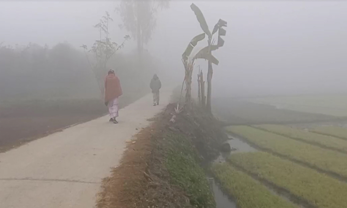 পঞ্চগড়ে তীব্র শীত। ছবি : সংগৃহীত