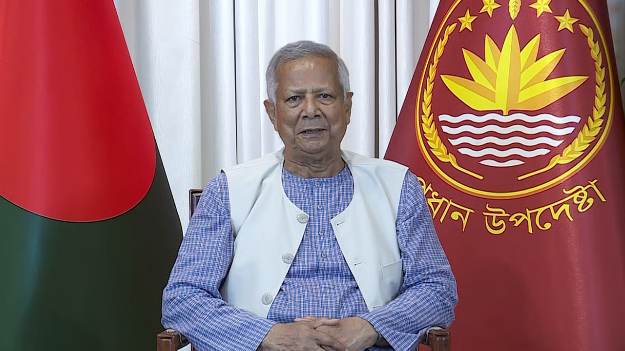 অন্তর্বর্তী সরকারের প্রধান উপদেষ্টা অধ্যাপক ড. মুহাম্মদ ইউনূস। ছবি- সংগৃহীত
