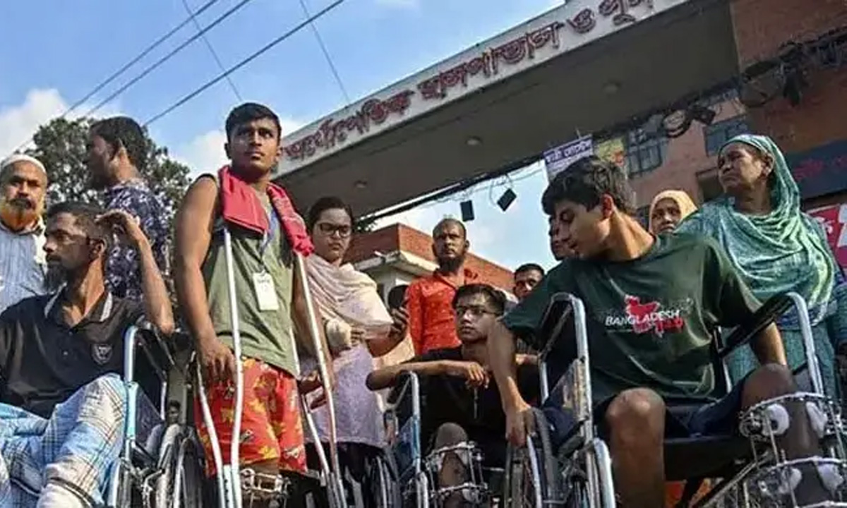 জুলাইযোদ্ধাদের ক্যাটাগরী বিন্যাস। ছবি : সংগৃহীত