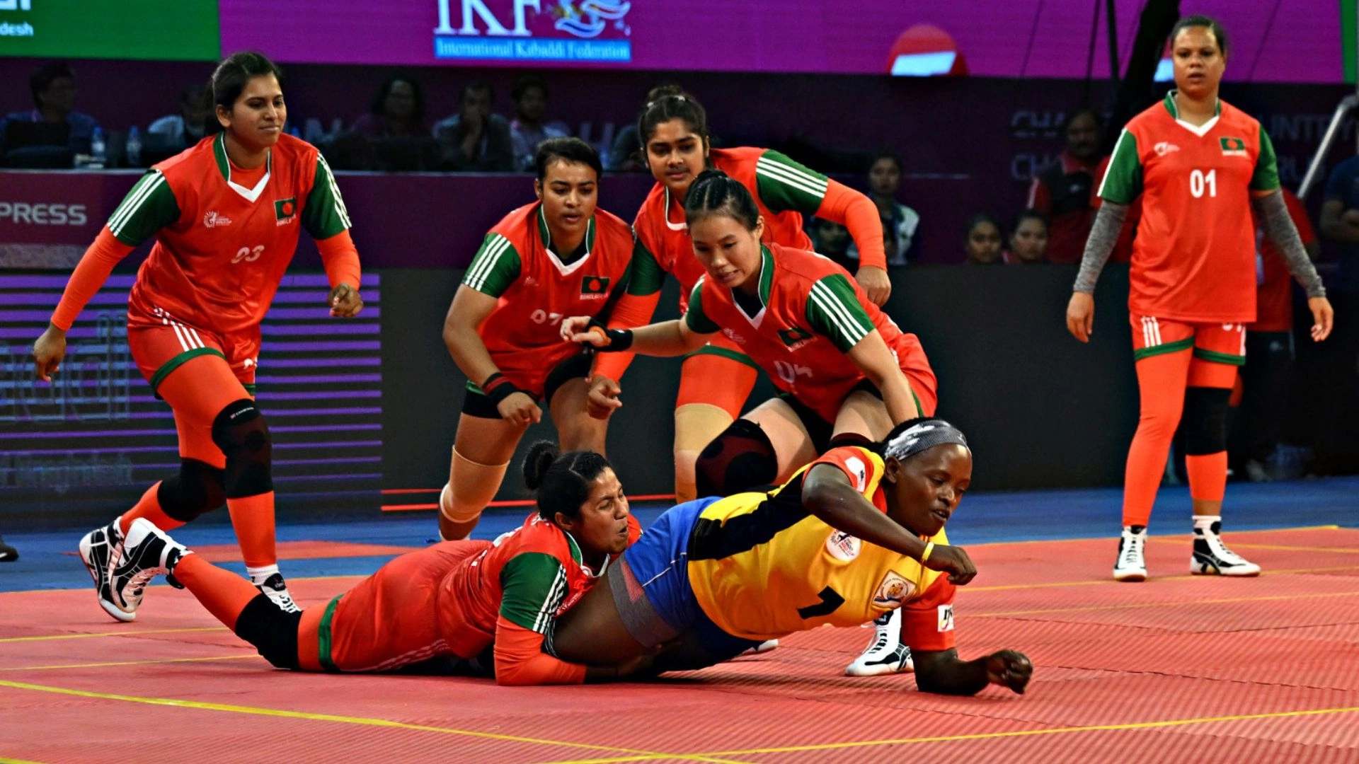 নারী কাবাডি বিশ্বকাপের বর্ণিল উদ্বোধন