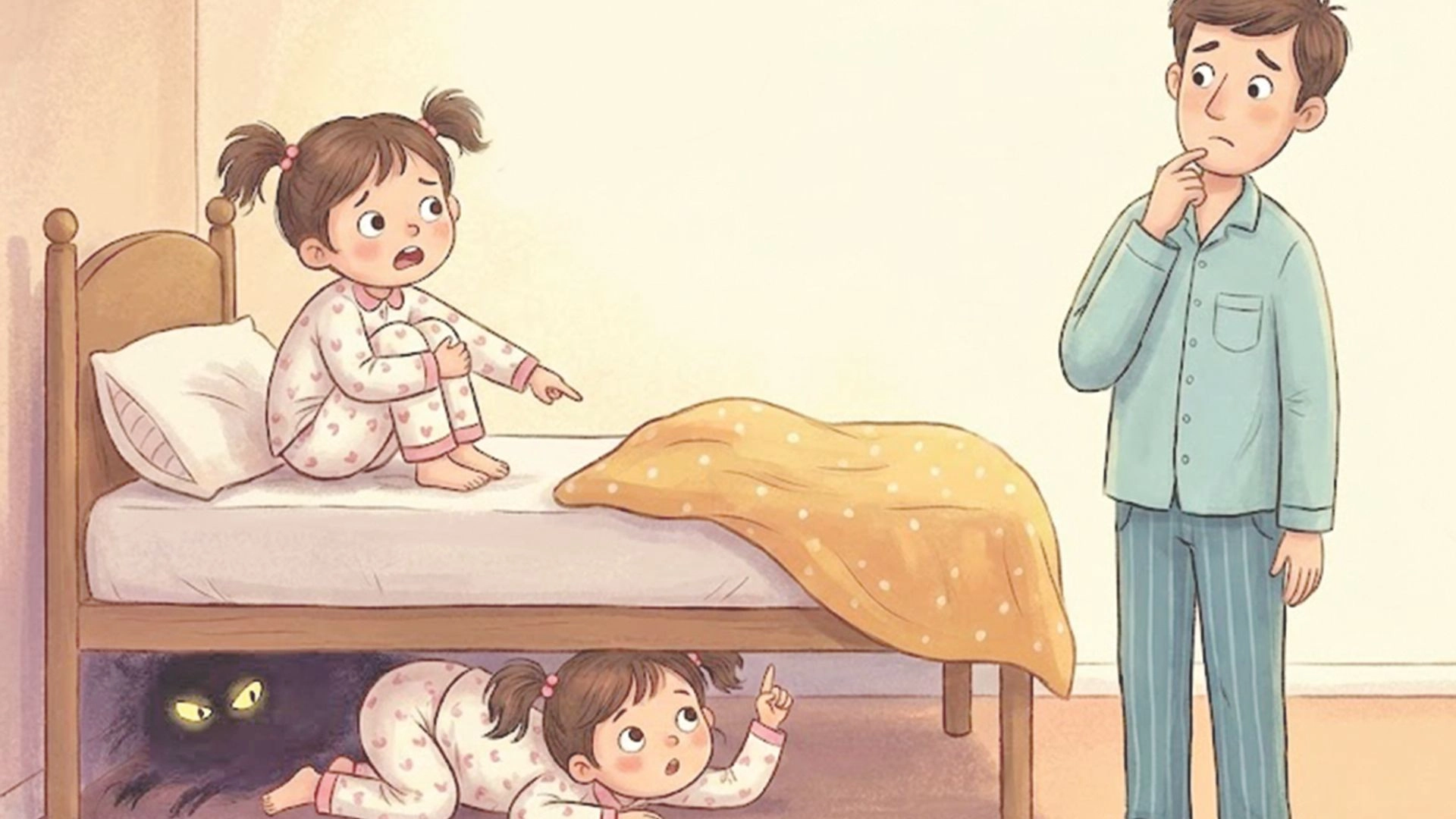 খাটের নিচে কে?