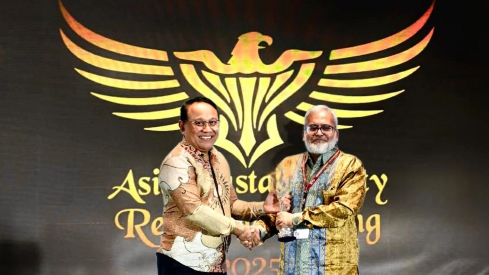 এশিয়া সাসটেইনেবিলিটি রিপোর্টিং রেটিং অ্যাওয়ার্ড পেয়েছে এনআরবিসি ব্যাংক