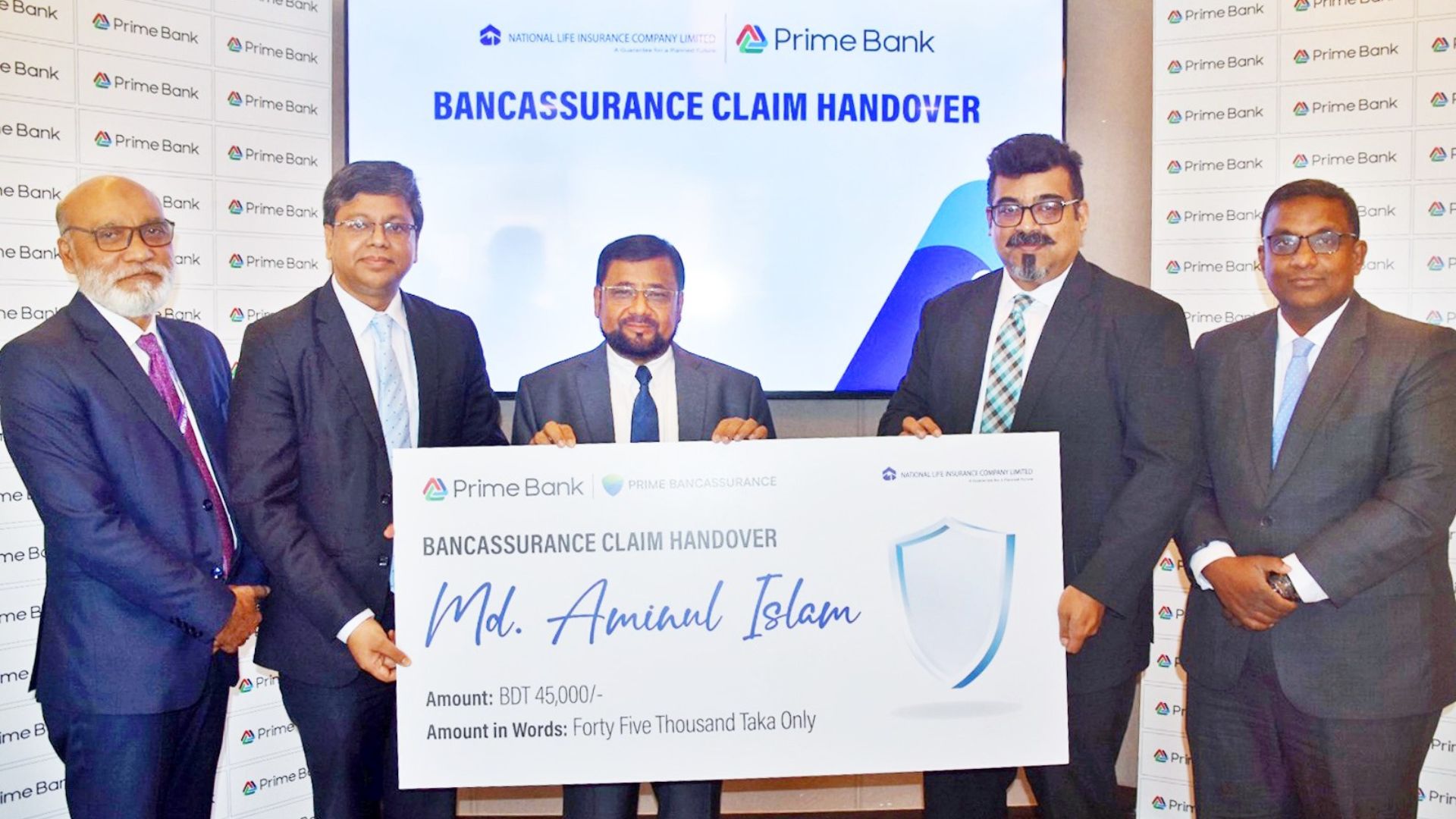 ন্যাশনাল লাইফের ৩৬ লাখ টাকা ব্যাংকাস্যুরেন্স দাবি পরিশোধ