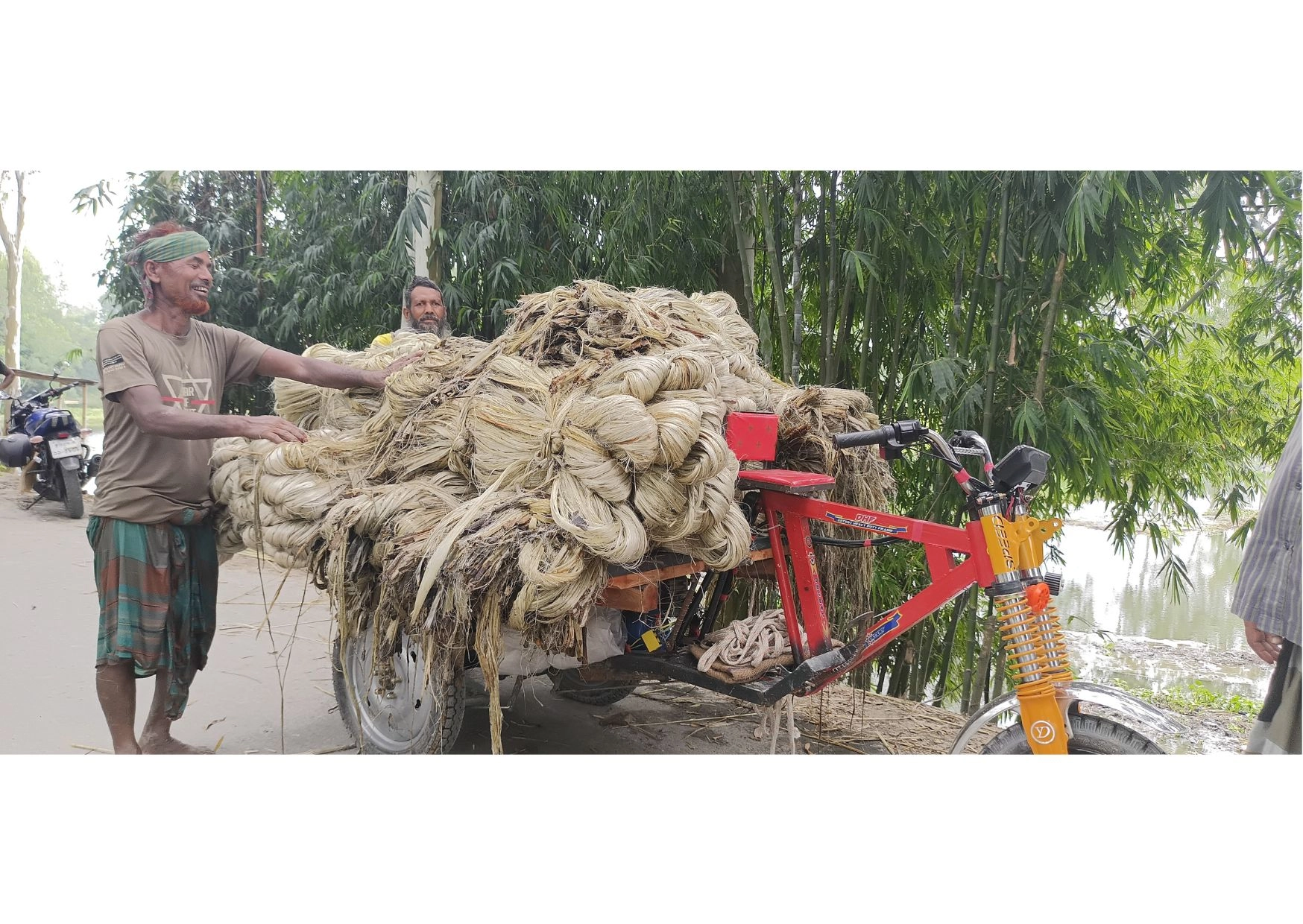পাটের ফলন ও দামে  কৃষকের মুখে হাসি