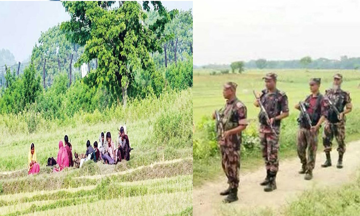 বেনাপোল সীমান্তে বিজিবির প্রতিরোধে ৩ দিন পর পুশইনকৃতদের সরিয়ে নিল বিএসএফ। ছবি : রূপালী বাংলাদেশ