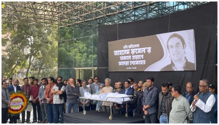 শিল্পকলায় ভালোবাসায় সিক্ত হলেন আহমেদ রুবেল
