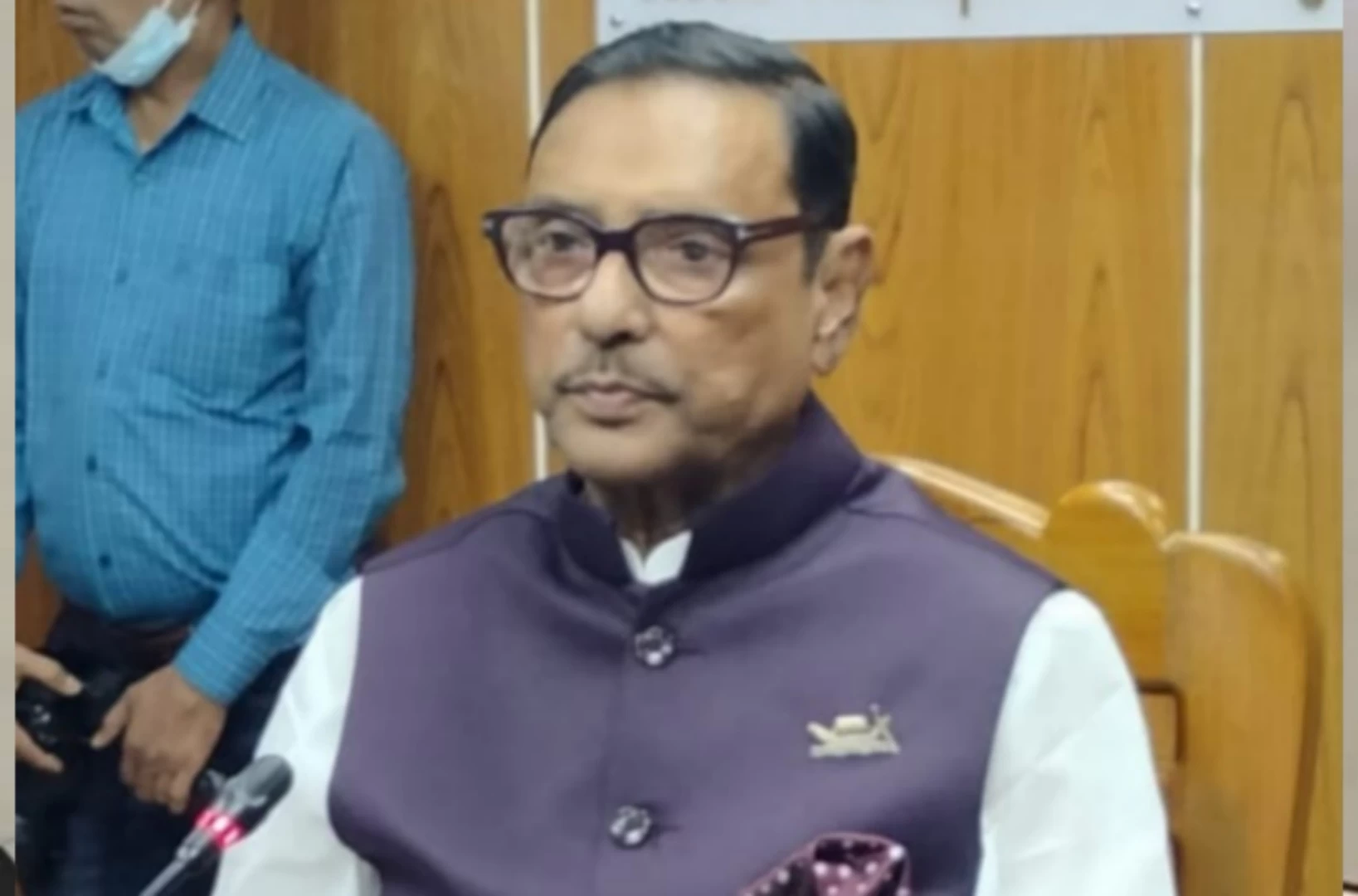 ওবায়দুল কাদের। ছবি: রূপালী বাংলাদেশ